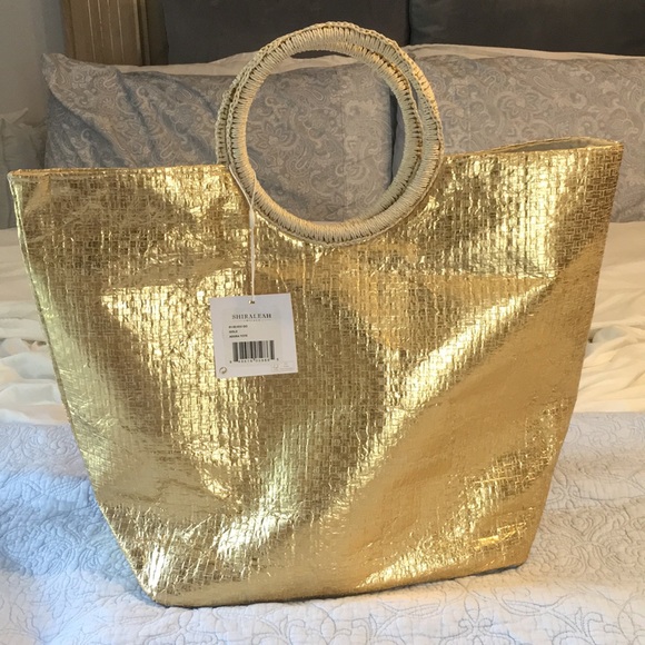 Shiraleah Handbags - Shiraleah Gold Tote